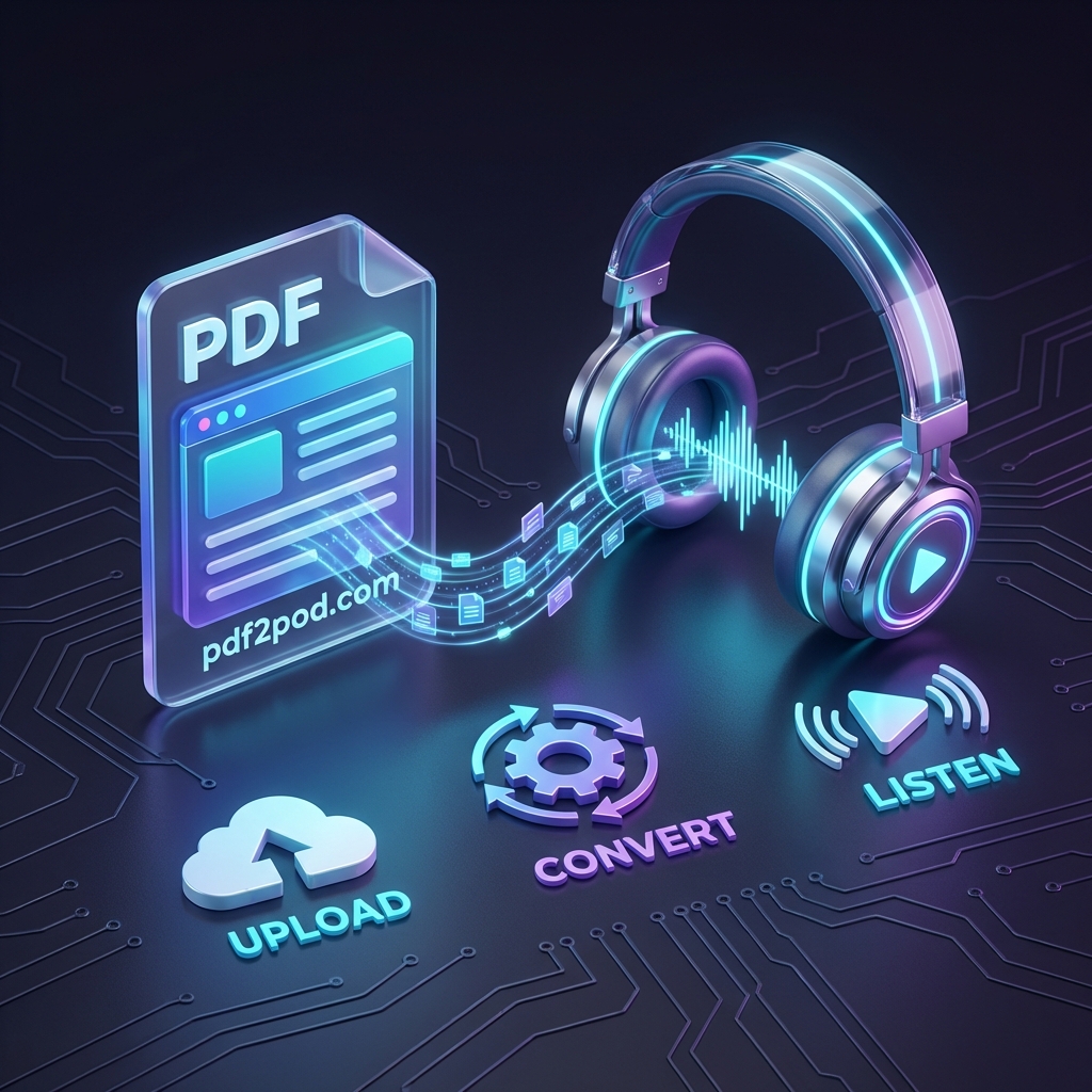 pdf2pod.com Feature Graphic